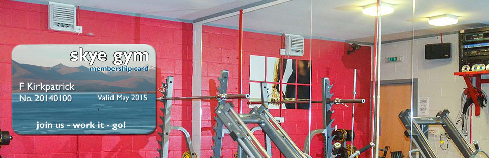 Some of the weights and strength training gear at our gym